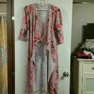 LulaRoe Cardigan  Size S fits big I wear a 1x-2x